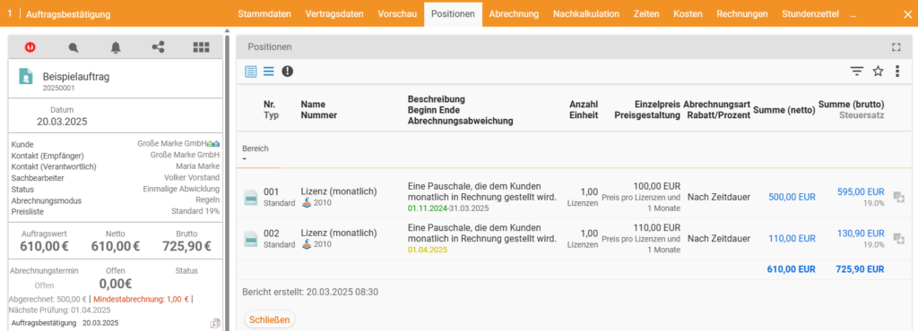 Spot potential billing errors easily
