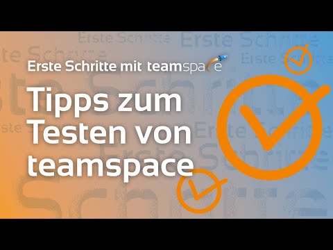 Video-Vorschaubild: Tips for testing teamspace